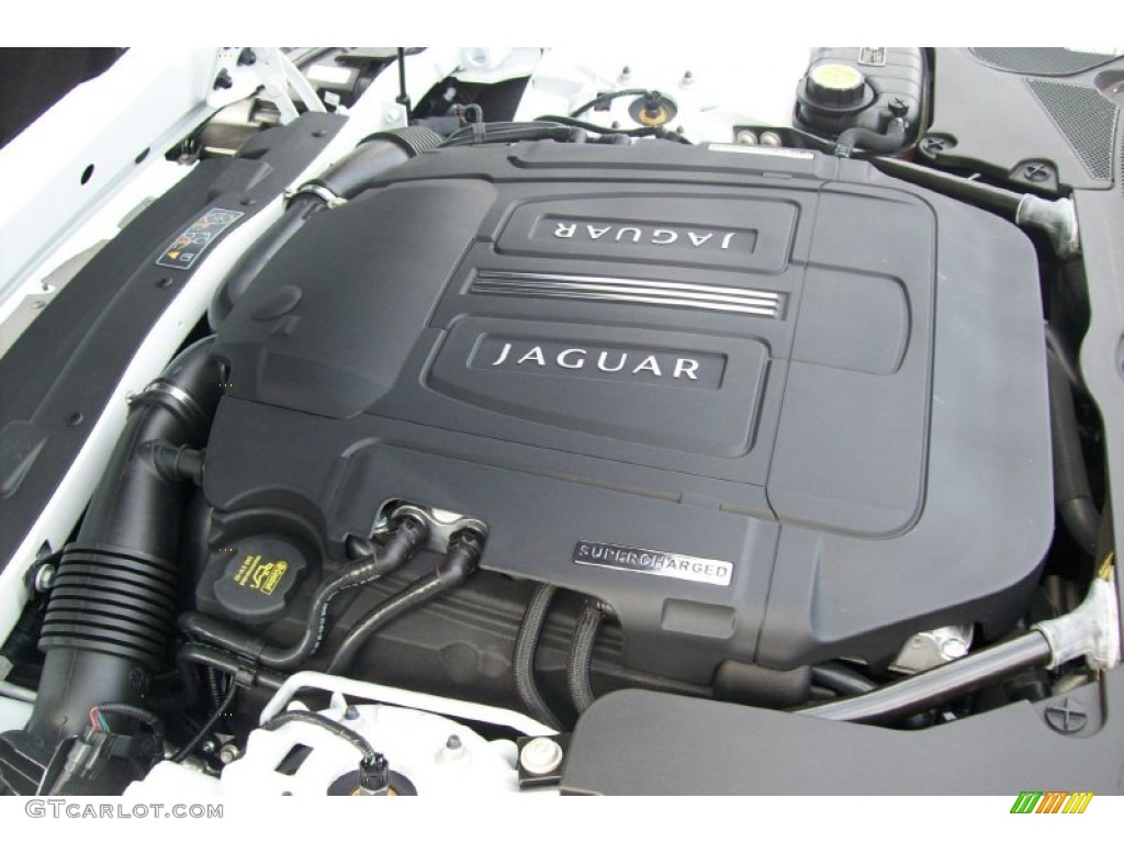 2012 Jaguar XK XKR Convertible 5.0 Liter DI Supercharged DOHC 32-Valve VVT V8 Engine Photo #55928518