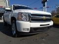 2011 Summit White Chevrolet Silverado 1500 LTZ Crew Cab 4x4  photo #2