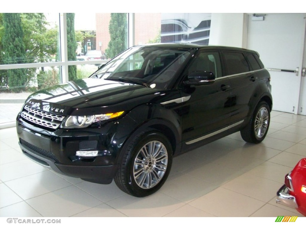 2012 Range Rover Evoque Prestige - Sumatra Black Metallic / Ebony photo #1