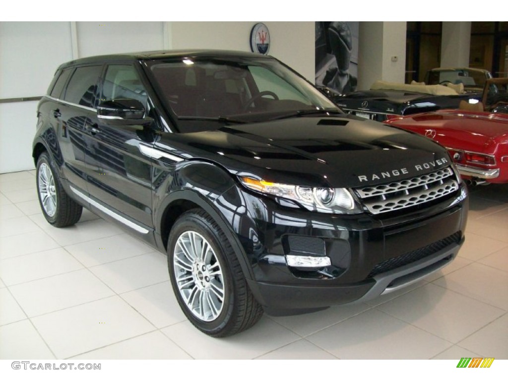 Sumatra Black Metallic 2012 Land Rover Range Rover Evoque Prestige Exterior Photo #55928814