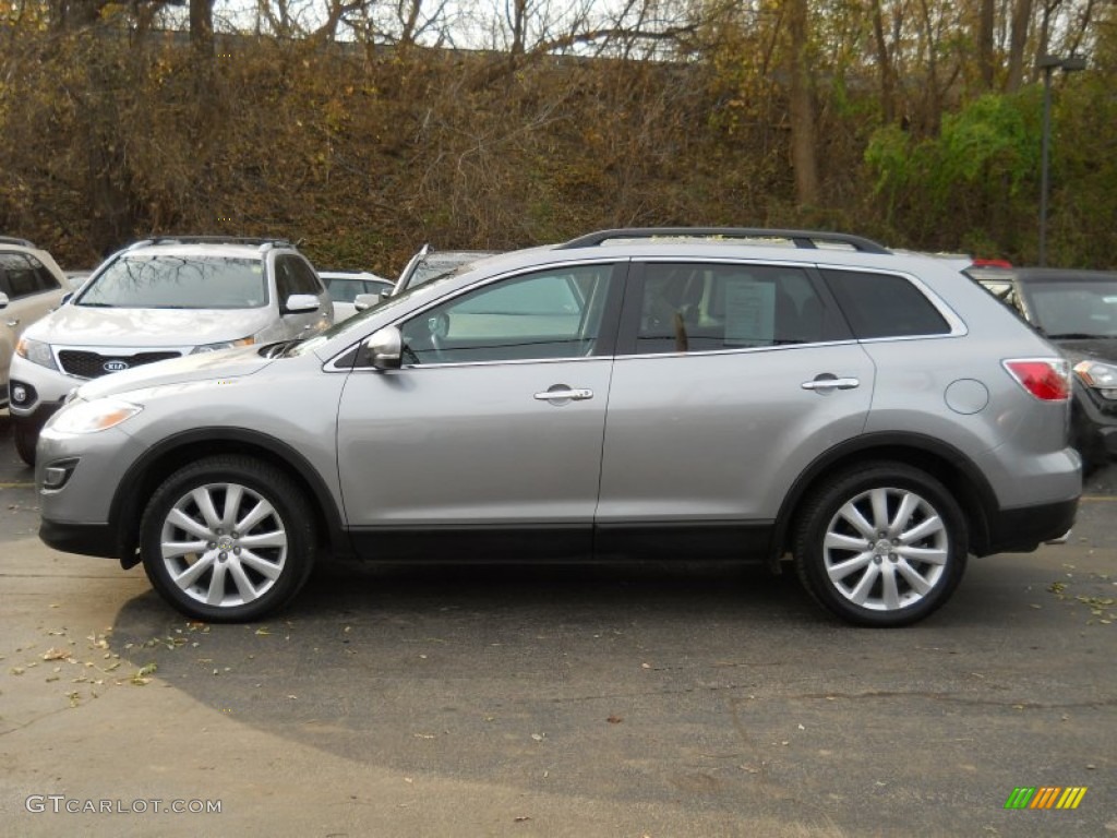 Liquid Silver Metallic 2010 Mazda CX-9 Grand Touring AWD Exterior Photo #55929639