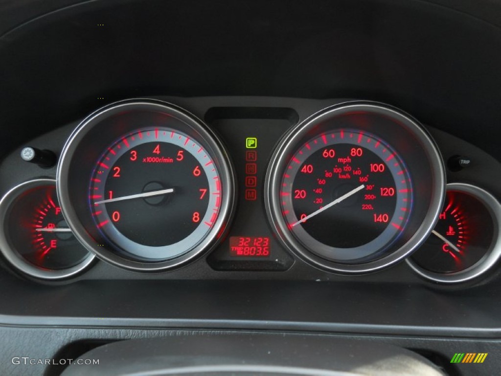 2010 Mazda CX-9 Grand Touring AWD Gauges Photo #55929756