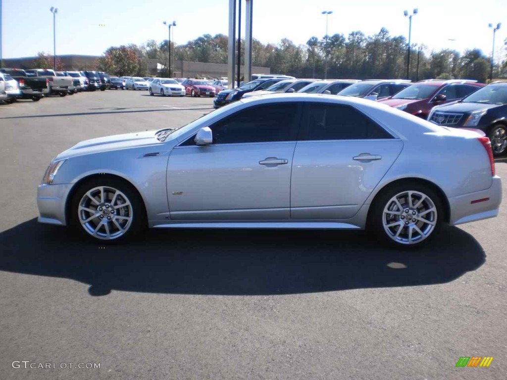 2009 CTS -V Sedan - Radiant Silver / Light Titanium/Ebony photo #2