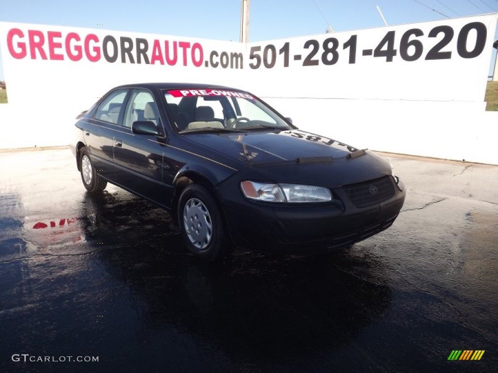 1998 Camry LE - Dark Green Metallic / Oak photo #1