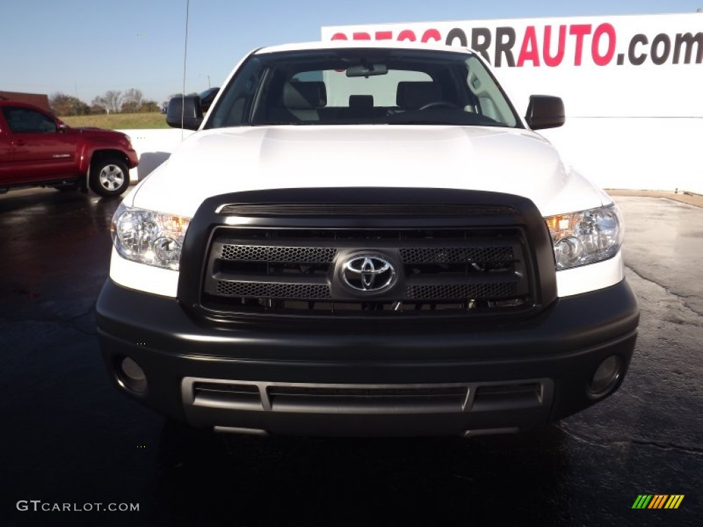 2012 Tundra Double Cab - Super White / Graphite photo #2