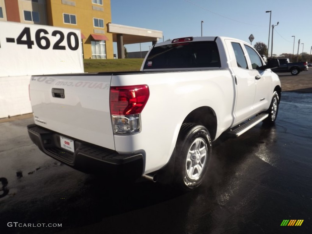 2012 Tundra Double Cab - Super White / Graphite photo #7