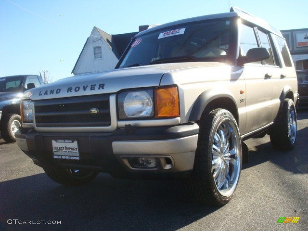White Gold Pearl Metallic Land Rover Discovery II