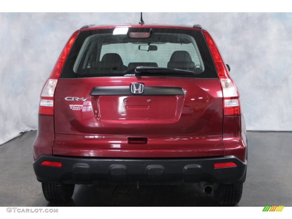 2007 CR-V LX 4WD - Tango Red Pearl / Gray photo #9