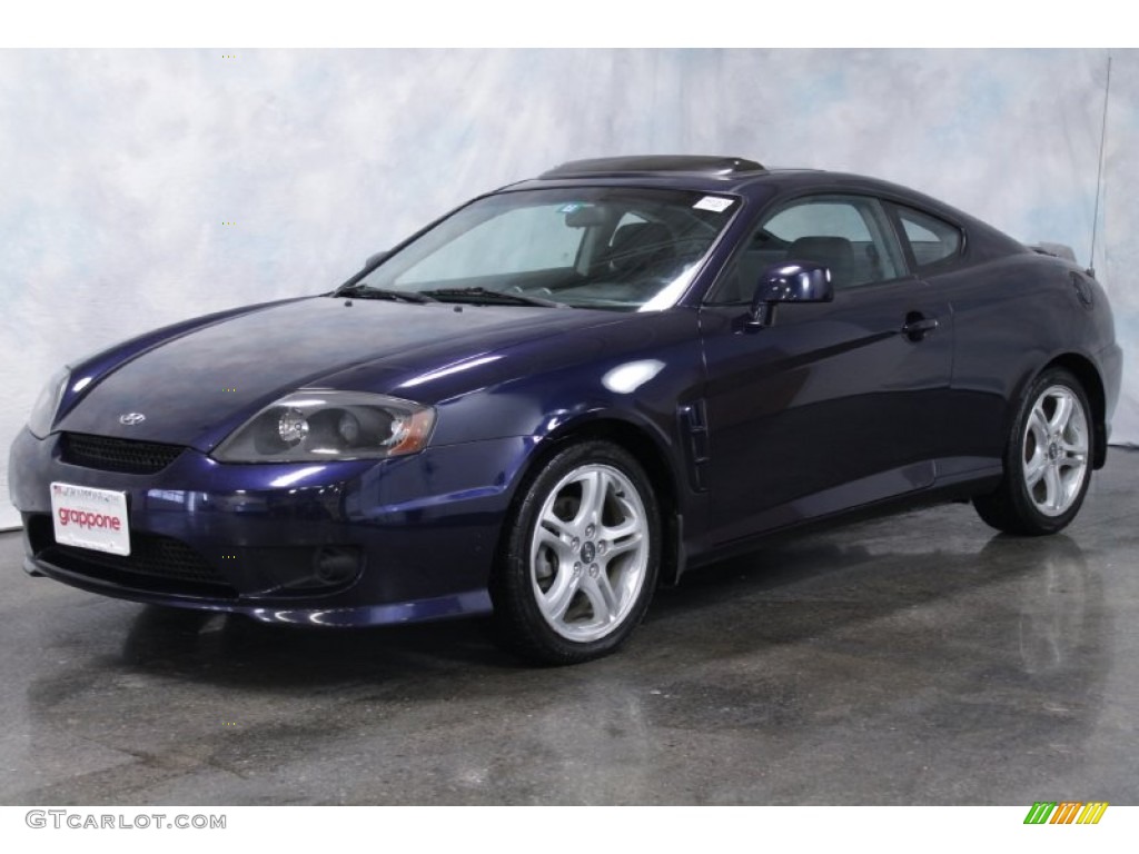 Moonlit Blue Hyundai Tiburon