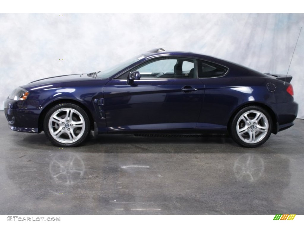Moonlit Blue 2005 Hyundai Tiburon GS Exterior Photo #55933873