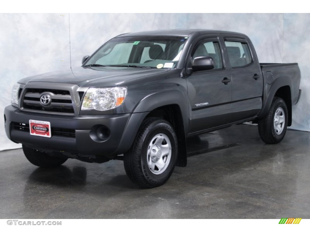 2009 Tacoma V6 Double Cab 4x4 - Magnetic Gray Metallic / Graphite Gray photo #1