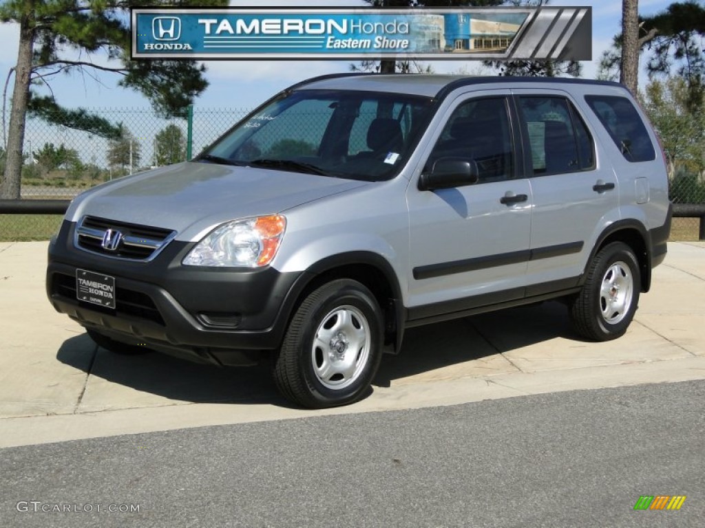 2004 CR-V LX - Satin Silver Metallic / Black photo #1