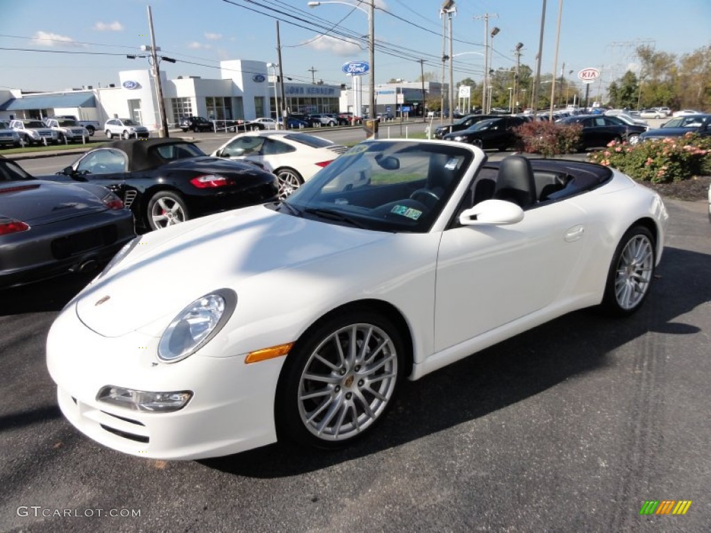 Carrara White 2006 Porsche 911 Carrera Cabriolet Exterior Photo #55939122