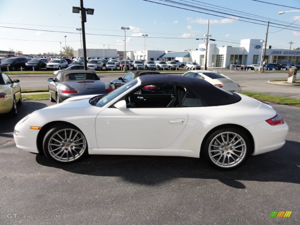 Carrara White 2006 Porsche 911 Carrera Cabriolet Exterior Photo #55939431