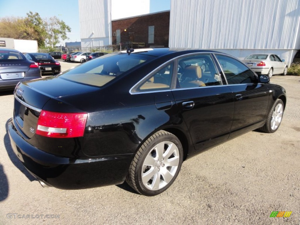 Brilliant Black 2007 Audi A6 4.2 quattro Sedan Exterior Photo #55939482
