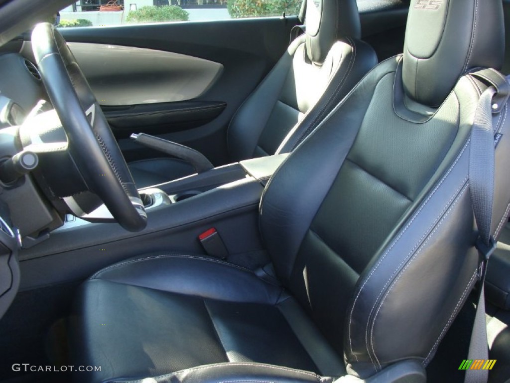 Black Interior 2010 Chevrolet Camaro SS Coupe Photo #55939683