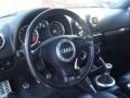 2000 Audi TT Ebony Interior Steering Wheel Photo