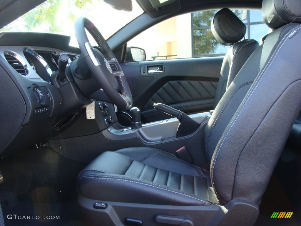 Charcoal Black Interior 2012 Ford Mustang GT Coupe Photo #55940458