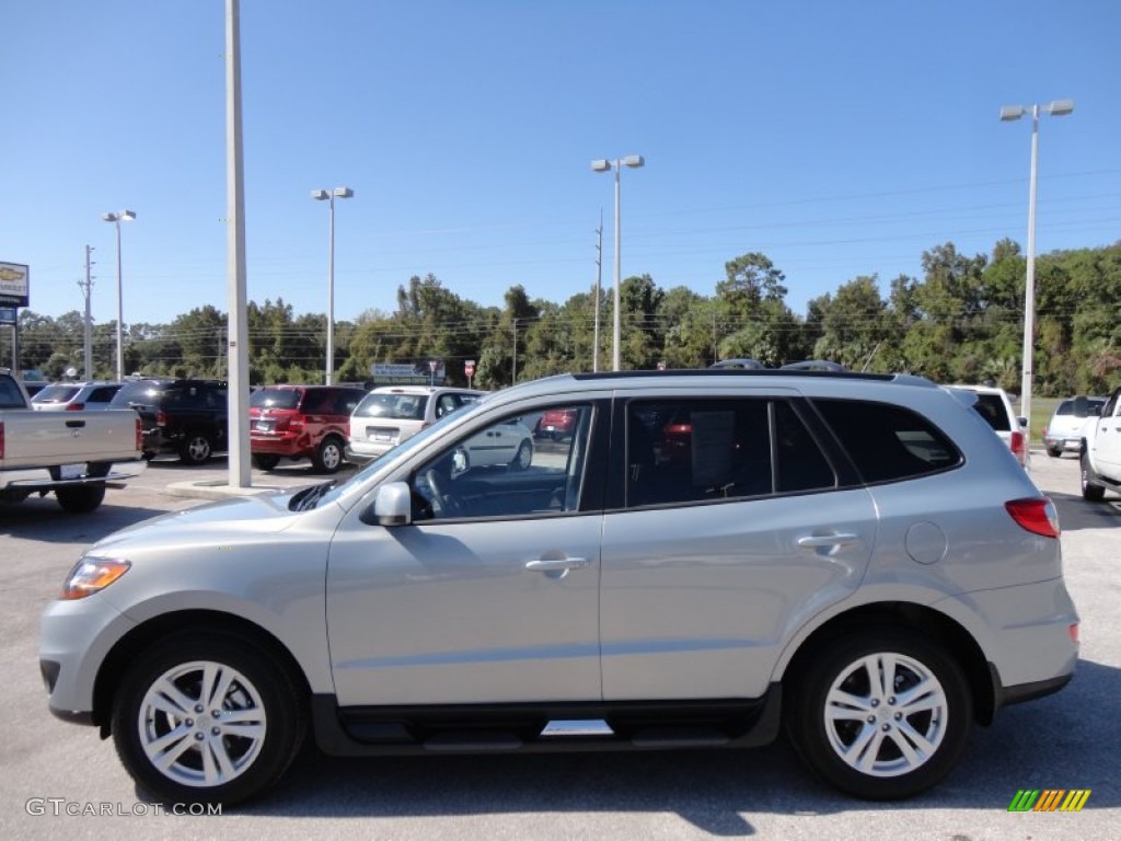Irridescent Silver Blue Metallic 2010 Hyundai Santa Fe SE Exterior Photo #55941886