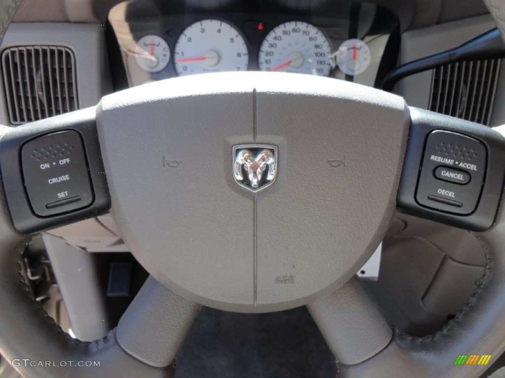 2005 Ram 1500 SLT Quad Cab - Light Almond Pearl / Taupe photo #25