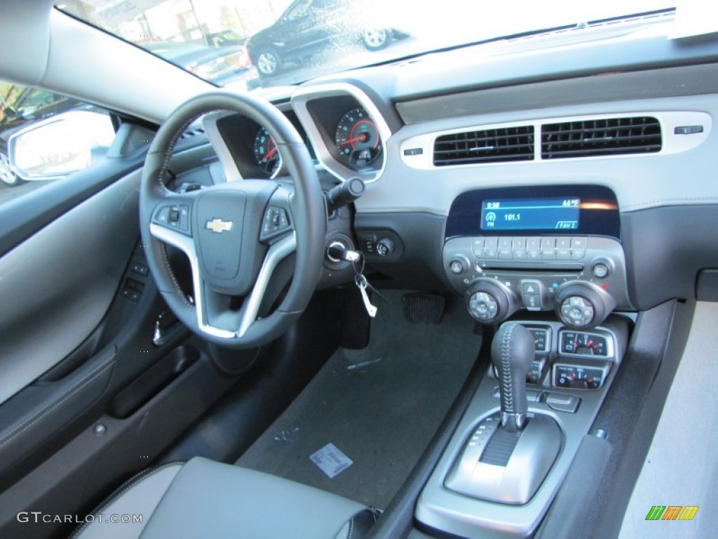 2012 Chevrolet Camaro LT Coupe Gray Dashboard Photo #55942603