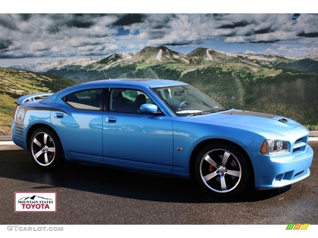 2008 Charger SRT-8 Super Bee - B5 Blue Pearl / Dark Slate Gray photo #1