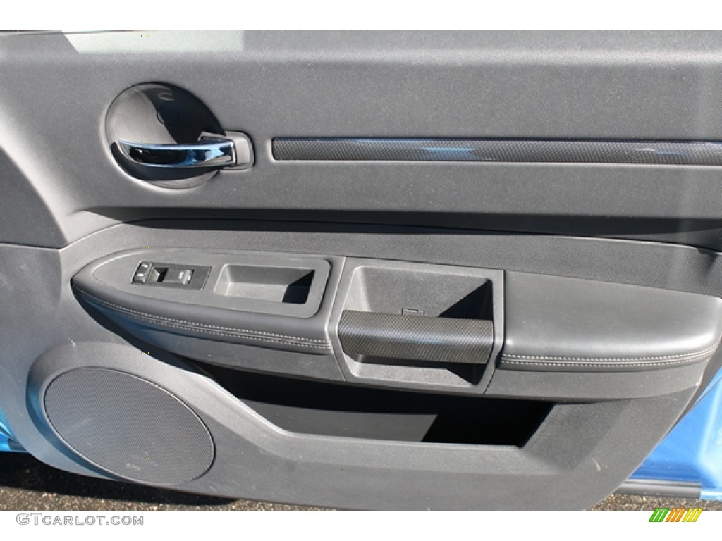 2008 Dodge Charger SRT-8 Super Bee Dark Slate Gray Door Panel Photo #55944370