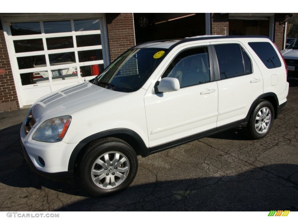 2005 CR-V Special Edition 4WD - Taffeta White / Black photo #1