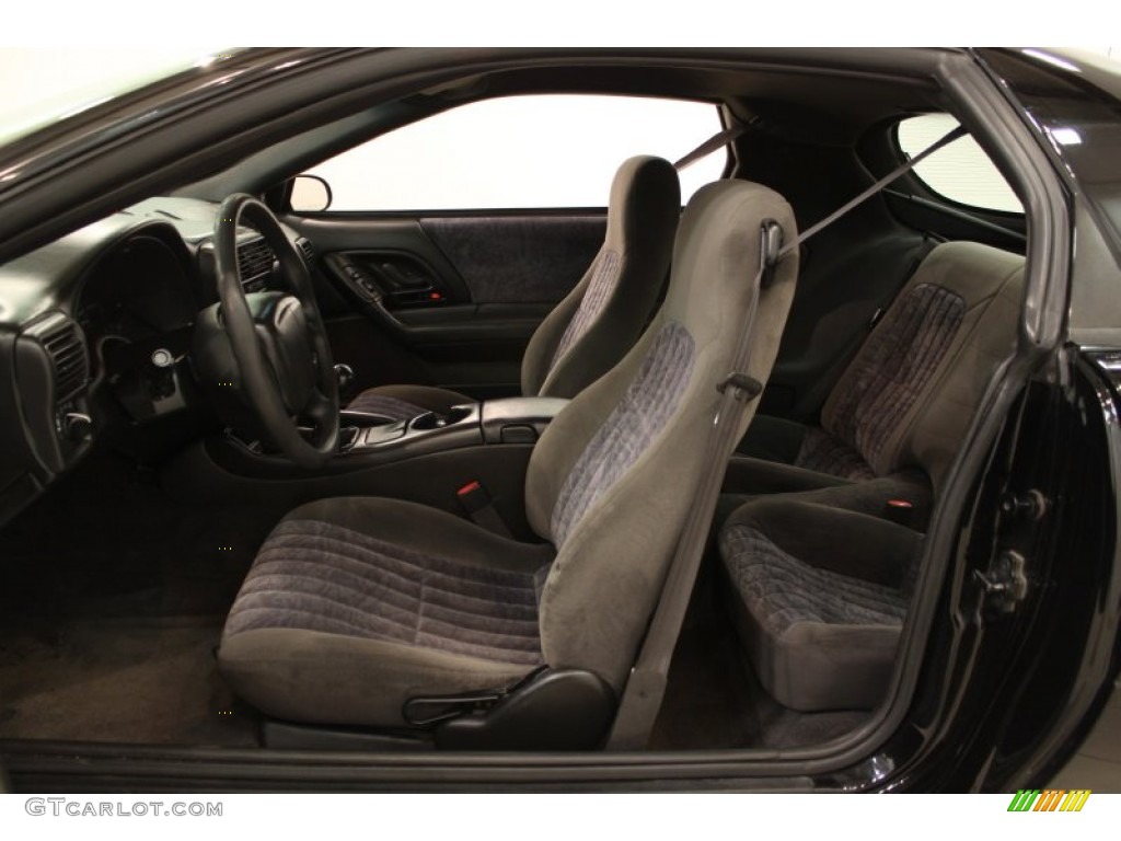 Ebony Black Interior 2002 Chevrolet Camaro Coupe Photo #55945513