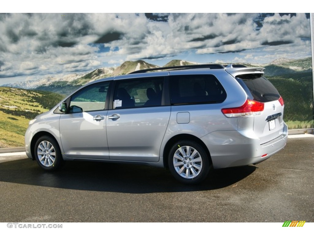 2012 Sienna Limited AWD - Silver Sky Metallic / Light Gray photo #3