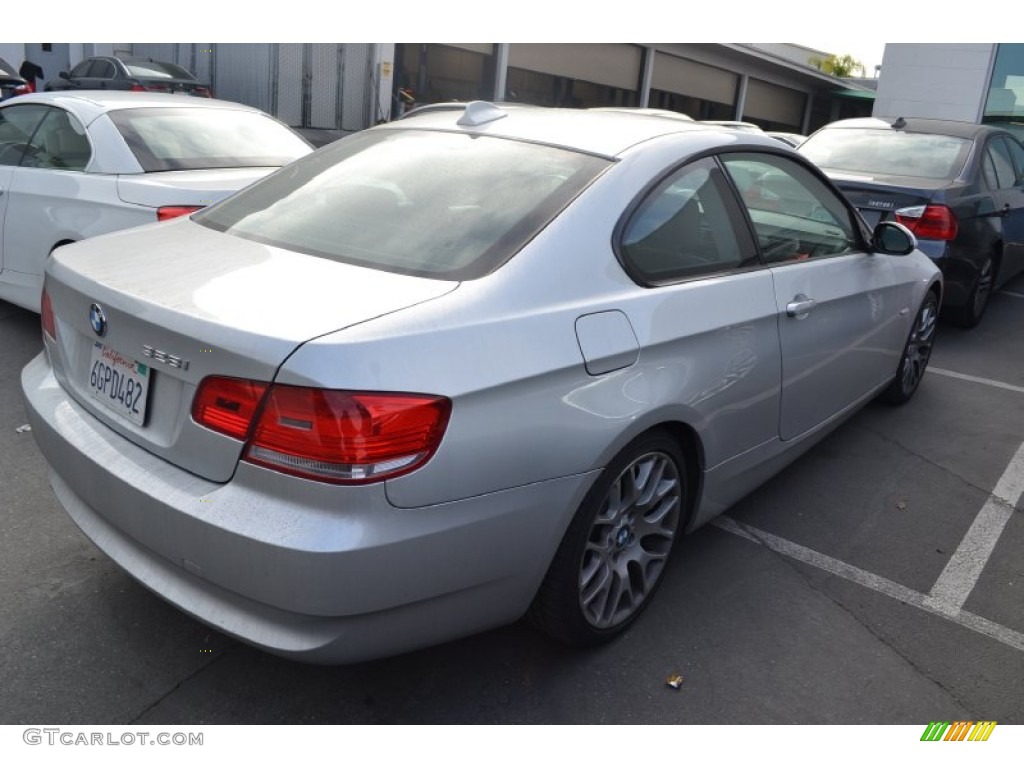 2009 3 Series 328i Coupe - Titanium Silver Metallic / Black photo #3