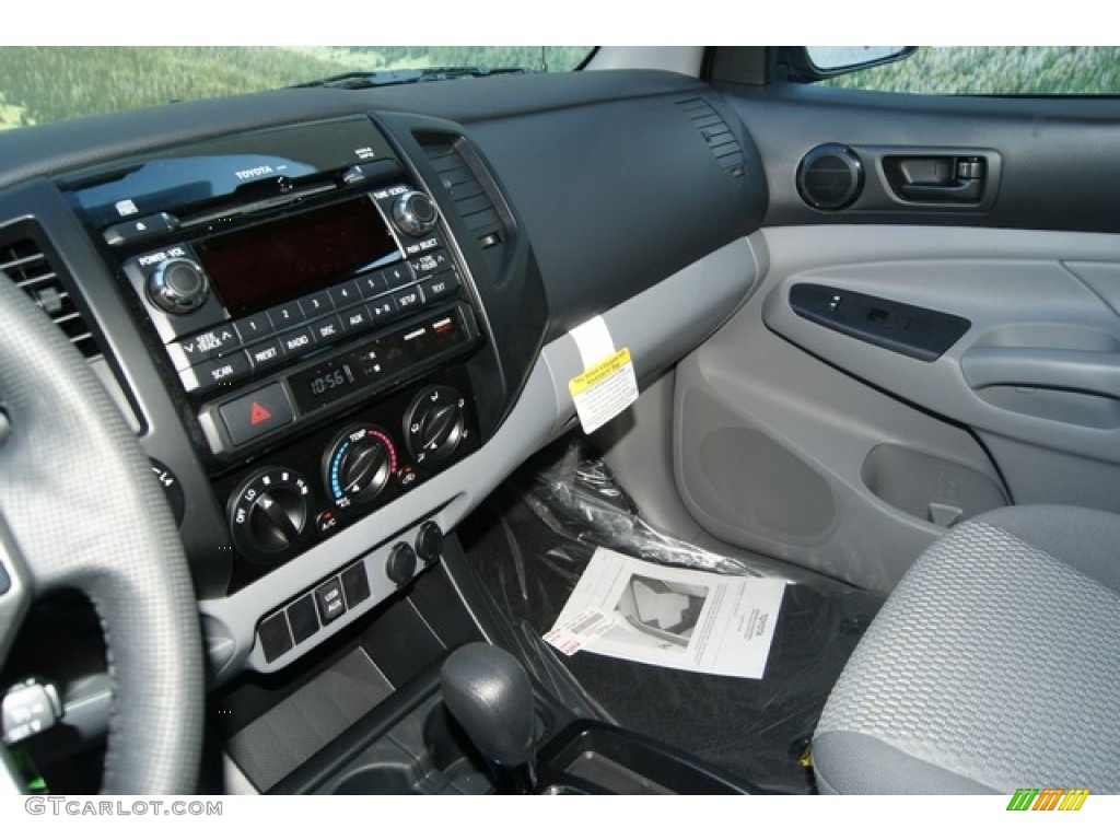 2012 Tacoma V6 Double Cab 4x4 - Magnetic Gray Mica / Graphite photo #5