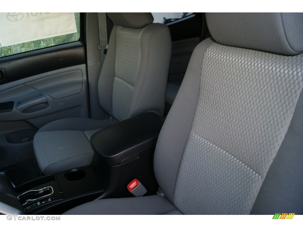 2012 Tacoma V6 Double Cab 4x4 - Magnetic Gray Mica / Graphite photo #6