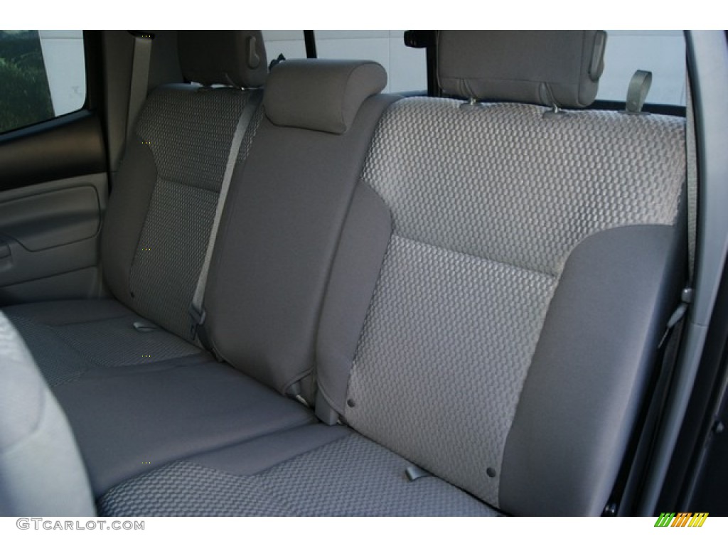 2012 Tacoma V6 Double Cab 4x4 - Magnetic Gray Mica / Graphite photo #8