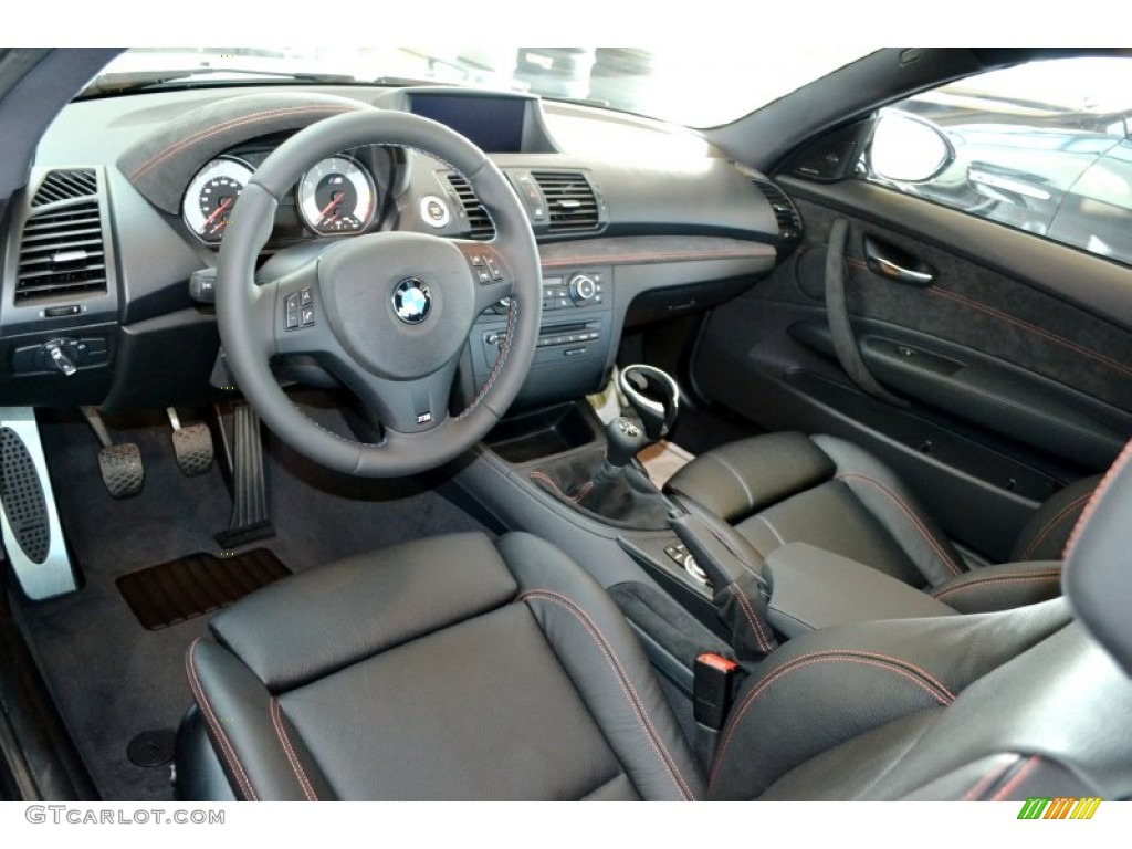 Black Interior 2011 BMW 1 Series M Coupe Photo #55946732
