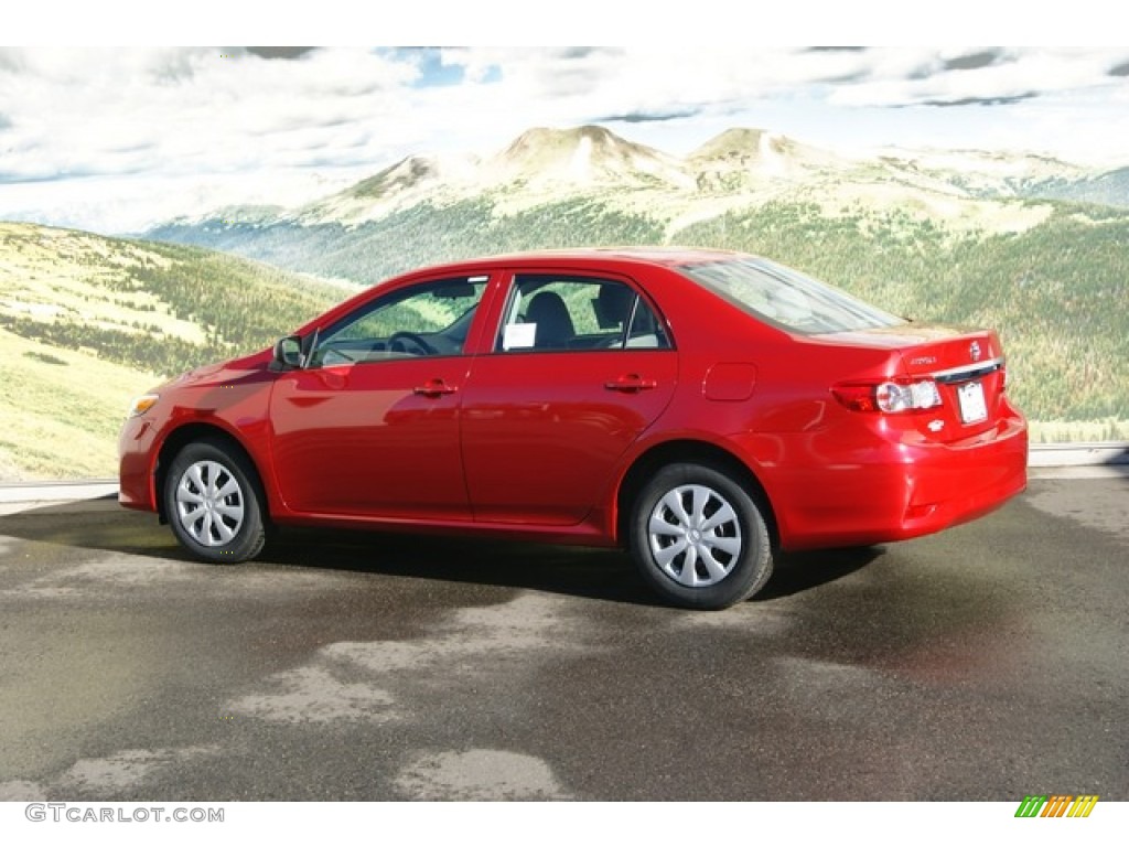 2011 Corolla LE - Barcelona Red Metallic / Ash photo #3