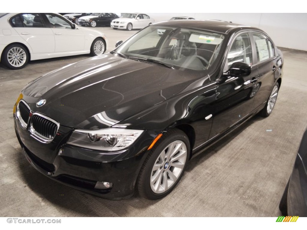 2011 3 Series 328i Sedan - Jet Black / Black Dakota Leather photo #6