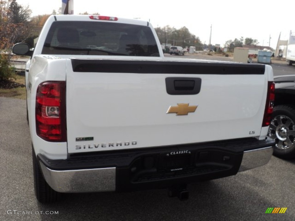 2012 Silverado 1500 LS Regular Cab 4x4 - Summit White / Dark Titanium photo #3