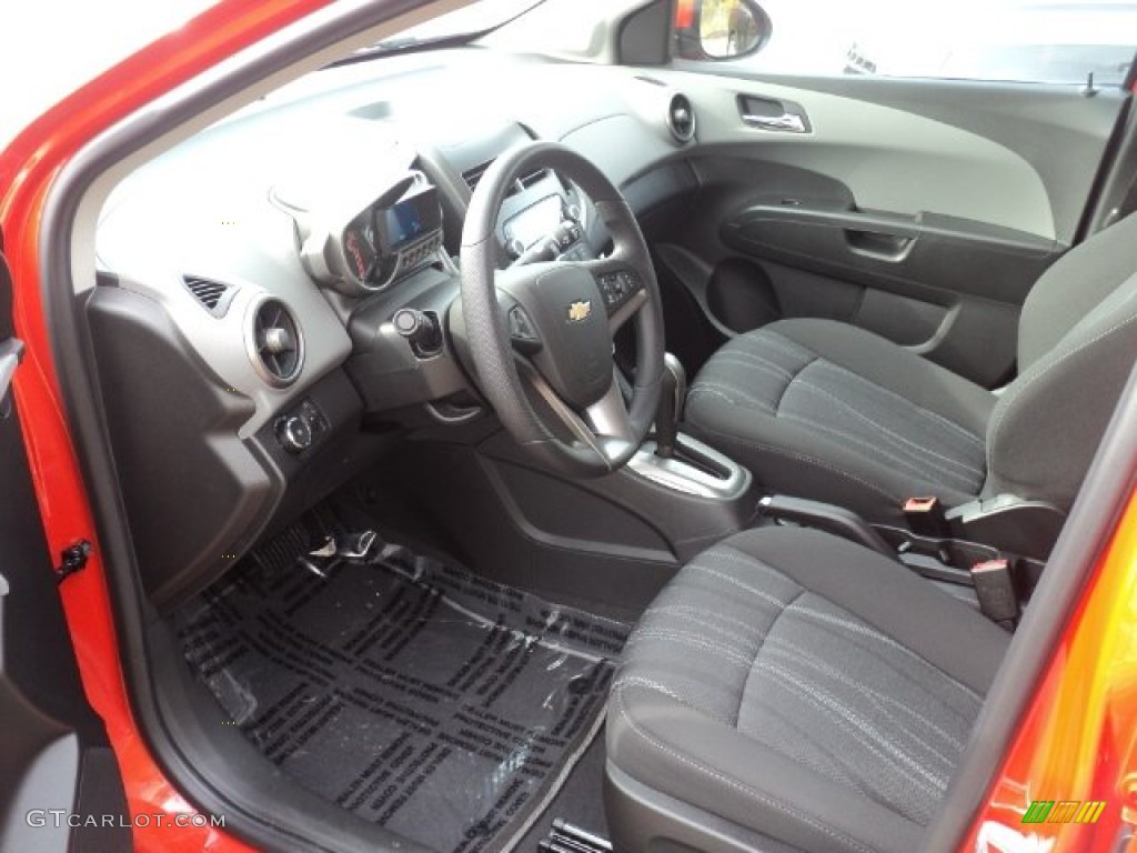 Jet Black/Dark Titanium Interior 2012 Chevrolet Sonic LT Hatch Photo #55947868