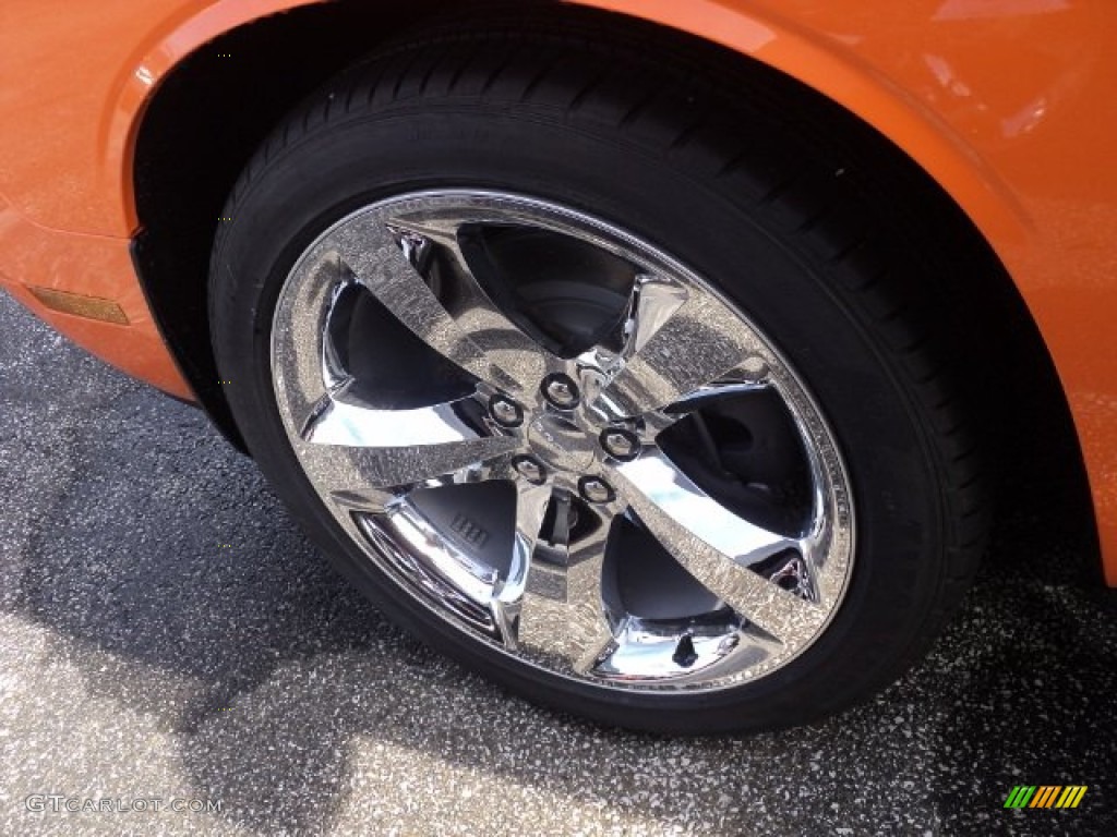 2012 Challenger SXT - Header Orange / Dark Slate Gray photo #5