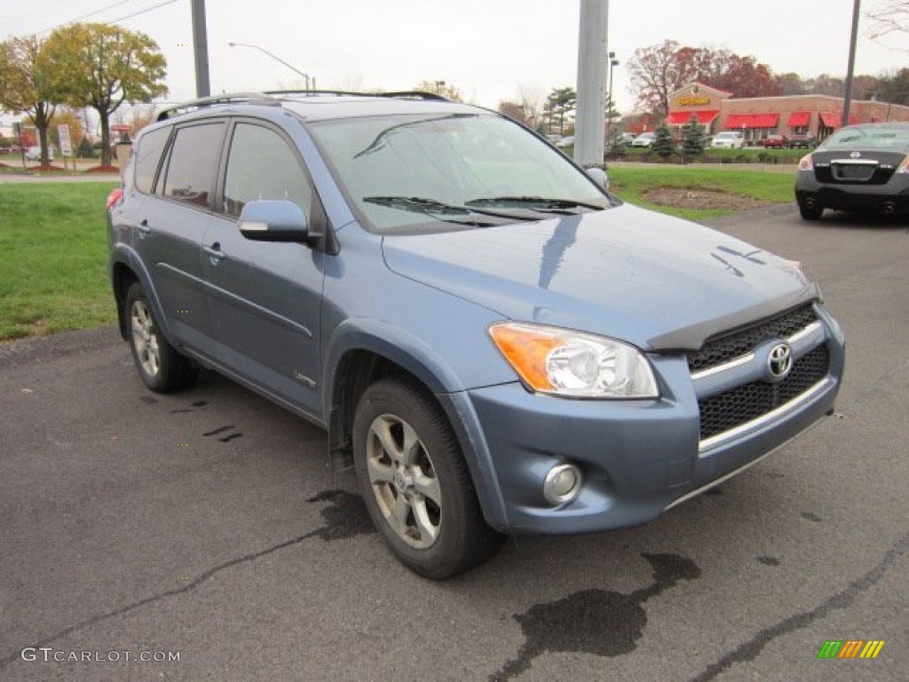 2009 RAV4 Limited 4WD - Pacific Blue Metallic / Ash Gray photo #1