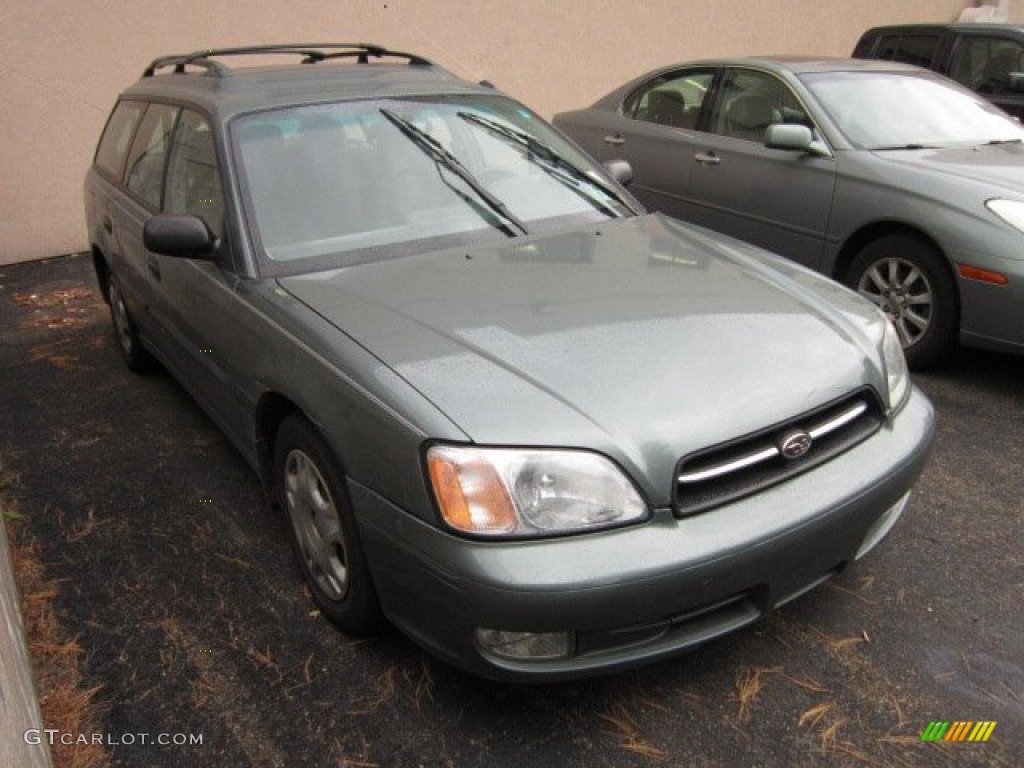 2001 Legacy L Wagon - Wintergreen Metallic / Gray photo #1