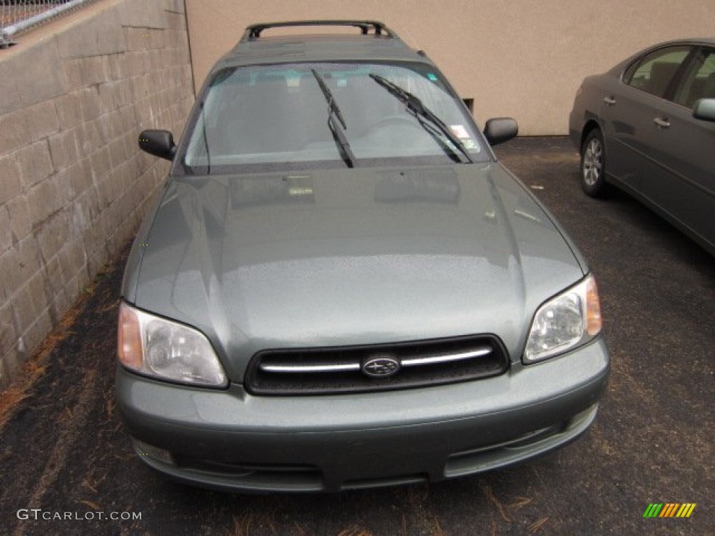 2001 Legacy L Wagon - Wintergreen Metallic / Gray photo #2