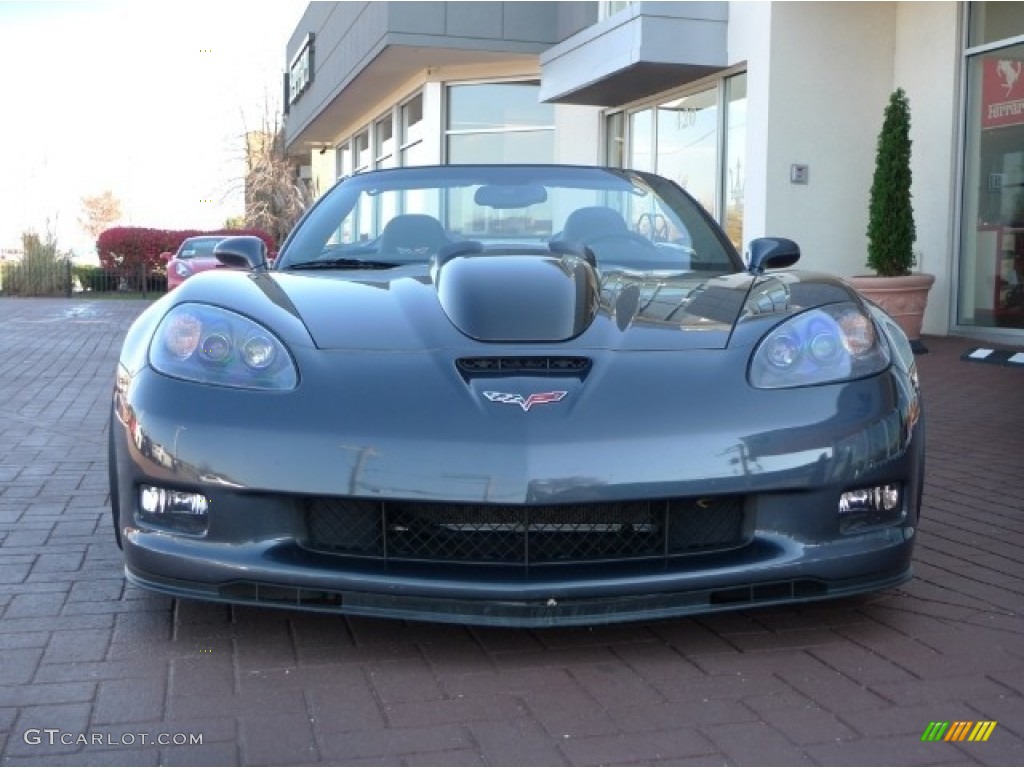 Cyber Gray Metallic 2010 Chevrolet Corvette Callaway Grand Sport Convertible Exterior Photo #55949575