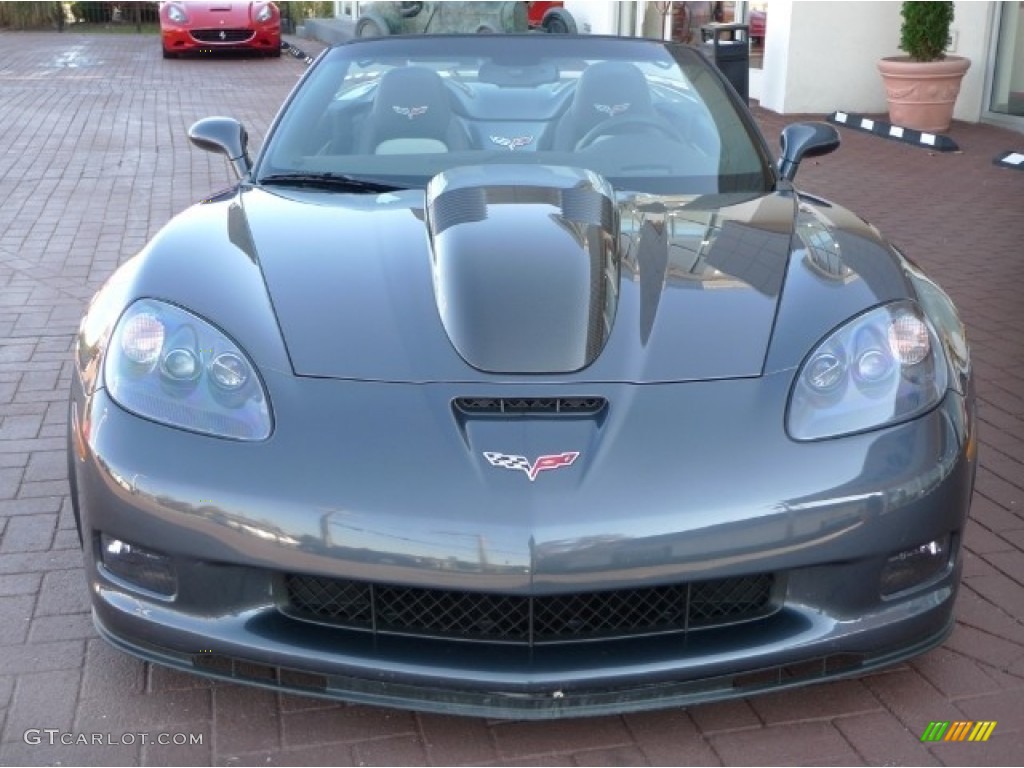 Cyber Gray Metallic 2010 Chevrolet Corvette Callaway Grand Sport Convertible Exterior Photo #55949623