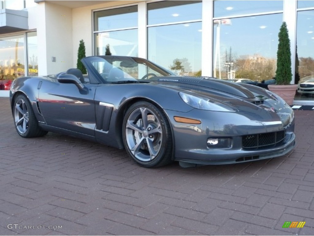 Cyber Gray Metallic 2010 Chevrolet Corvette Callaway Grand Sport Convertible Exterior Photo #55949635