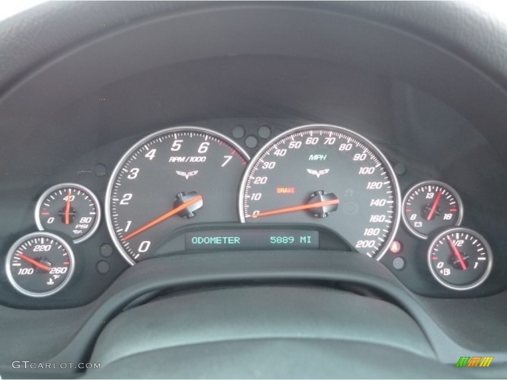 2010 Chevrolet Corvette Callaway Grand Sport Convertible Gauges Photo #55949749