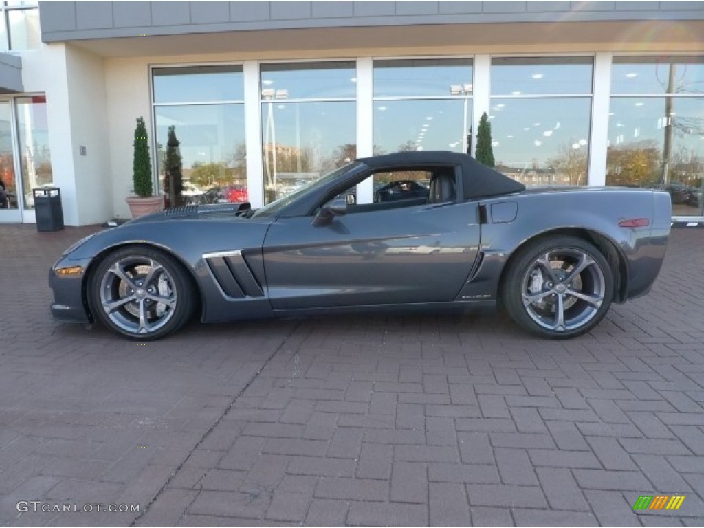 Cyber Gray Metallic 2010 Chevrolet Corvette Callaway Grand Sport Convertible Exterior Photo #55949923