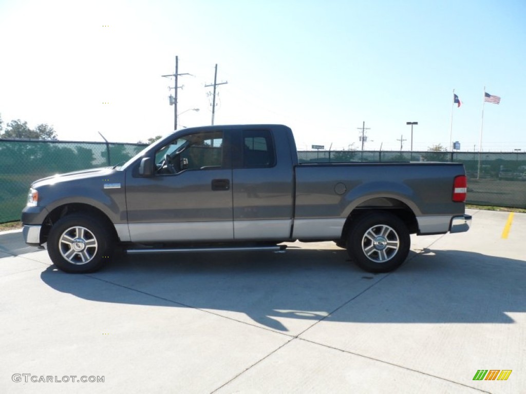 2006 F150 XLT SuperCab - Dark Shadow Grey Metallic / Medium/Dark Flint photo #6