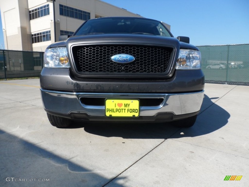 2006 F150 XLT SuperCab - Dark Shadow Grey Metallic / Medium/Dark Flint photo #9